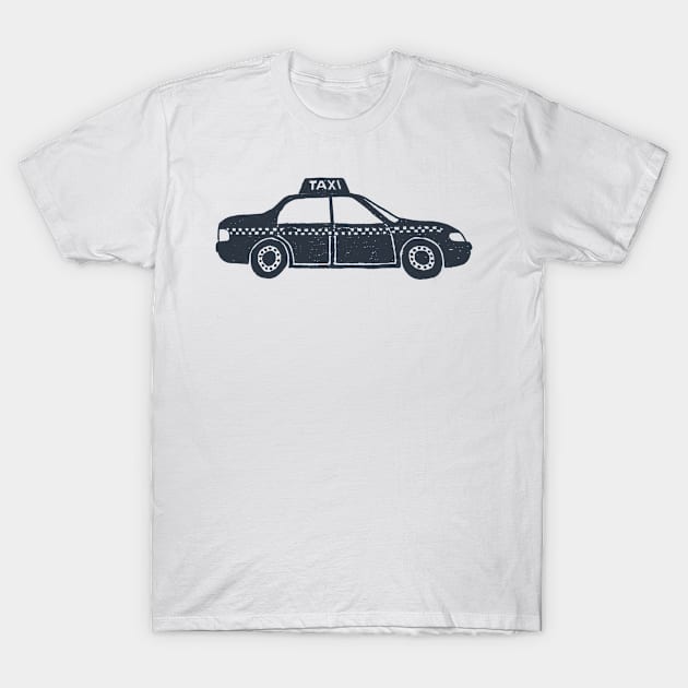 Taxi Car T-Shirt by Hastag Pos